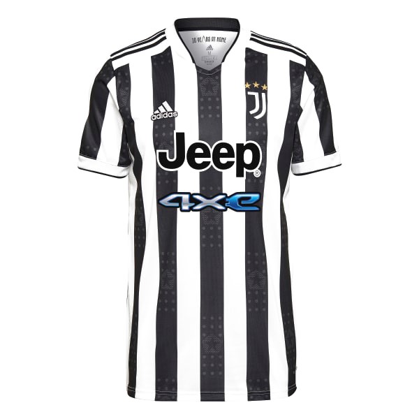 Tailandia Camiseta Juventus Primera equipo 2021-22 Blanco Negro